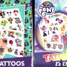 Littlest Pet Shop and My Little Pony - 25 Tattoo (Set of 2 Pack 50 Tattoos)