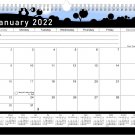 2021 - 2022 Monthly Spiral-Bound Wall / Desk Calendar - 16 Months (Edition #015)
