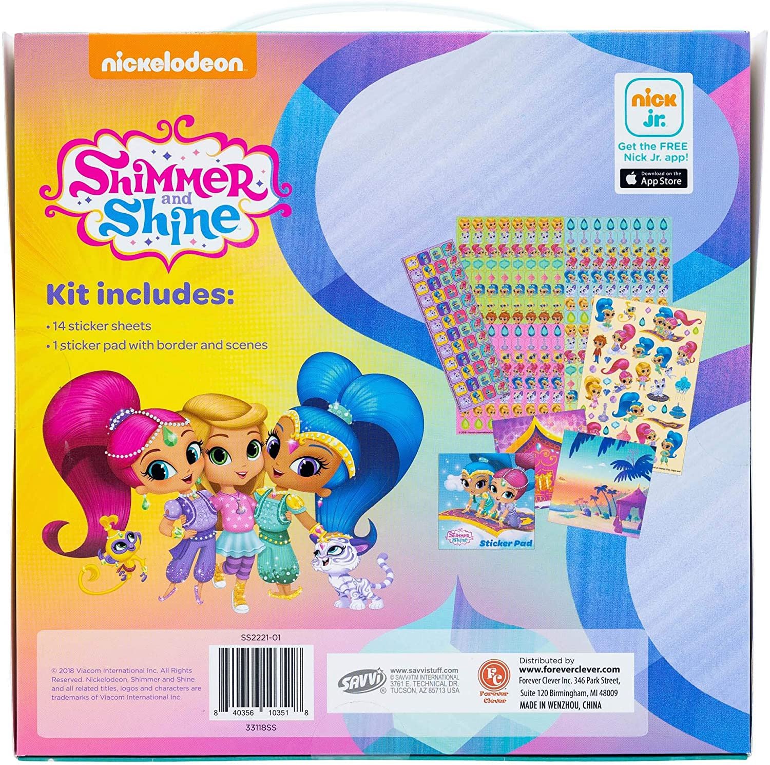 Shimmer & Shine Sticker Kits