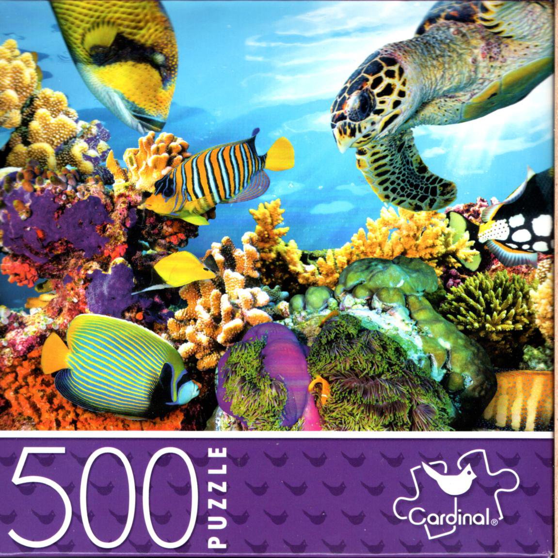 Colorful Coral Reef - 500 Piece Jigsaw Puzzle for Age 14+