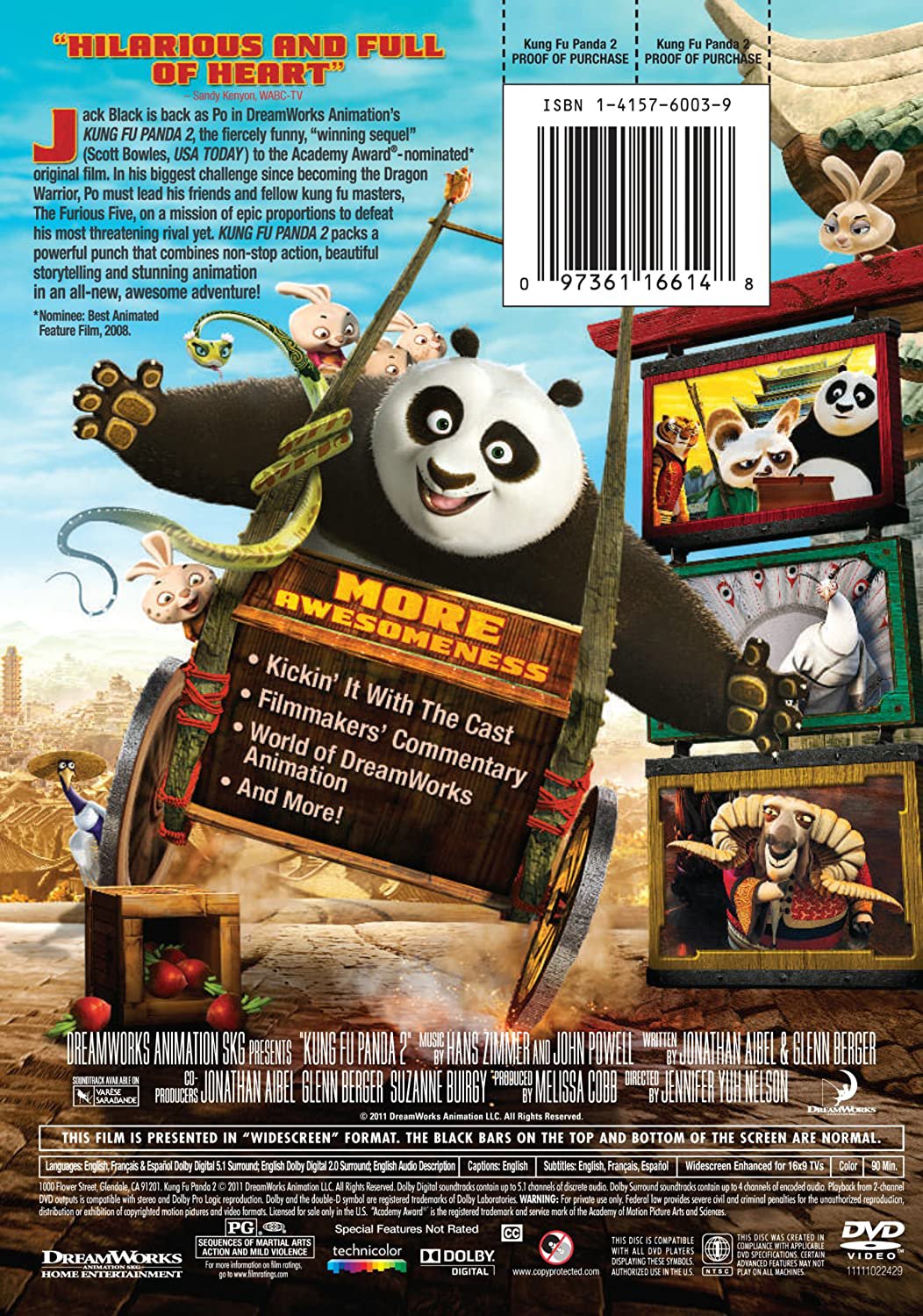 Kung Fu Panda 2 Dvd