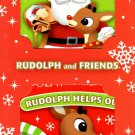 Rudolph & Friends - Rudolph Helps Out & Santa's Big Day! - Holiday Christmas Children's Board Book