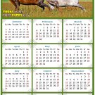 2022 Magnetic Calendar - Calendar Magnets - Today is My Lucky Day - Horses Themed 03 (7 x 10.5)