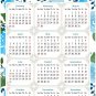 2022 Magnetic Calendar - Today is My Lucky Day - Themed 013 (5,25 x 8)