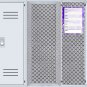 Magnetic Dry Erase Calendar - White Board Planner for Refrigerator / School Lockers - Fractal 3/02