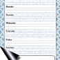 Magnetic Dry Erase Calendar - White Board Planner for Refrigerator / School Lockers - 3/05