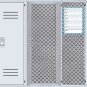 Magnetic Dry Erase Calendar - White Board Planner for Refrigerator / School Lockers - Geometric 3/06