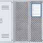 Magnetic Dry Erase Calendar - White Board Planner for Refrigerator / School Lockers - Blue 3/011