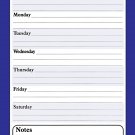 Magnetic Dry Erase Calendar - White Board Planner for Refrigerator / School Lockers - 3/015