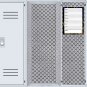 Magnetic Dry Erase Calendar - White Board Planner for Refrigerator / School Lockers - Fractal 3/017