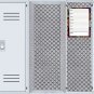 Magnetic Dry Erase Calendar - White Board Planner for Refrigerator - Fractal 3/020