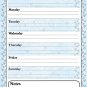 Magnetic Dry Erase Calendar - White Board Planner for Refrigerator - 3/023