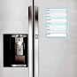 Magnetic Dry Erase Calendar - White Board Planner for Refrigerator - 3/023