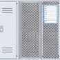 Magnetic Dry Erase Calendar - White Board Planner for Refrigerator - Paisley Blue 3/024