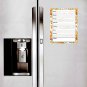 Magnetic Dry Erase Calendar - White Board Planner for Refrigerator - Flowers 3/029