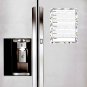 Magnetic Dry Erase Calendar - White Board Planner for Refrigerator - Multicolored Flowers 3/032
