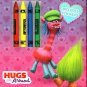 Trolls - Love is the Hair - Coloring & Activity Book with Includes Stickers