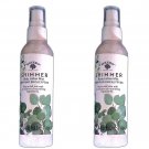 Bolero Shimmer Body Lotion Mist - Reviving Eucalyptus 4fl oz 118.2ml (Set of 2)