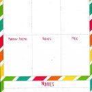 List Pad Weekly Planner Calendar - Food, Notes. 5.5" X 8.5"