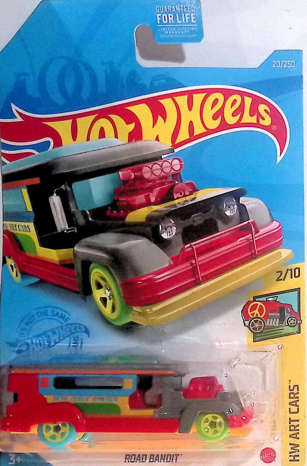 Hot Wheels Road Bandit # 20/250 2/10 HW ART CARS 2020 Red