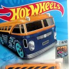 Hot Wheels Surfin' School Bus Blue #55 55/250 2021 HW Metro 4/10