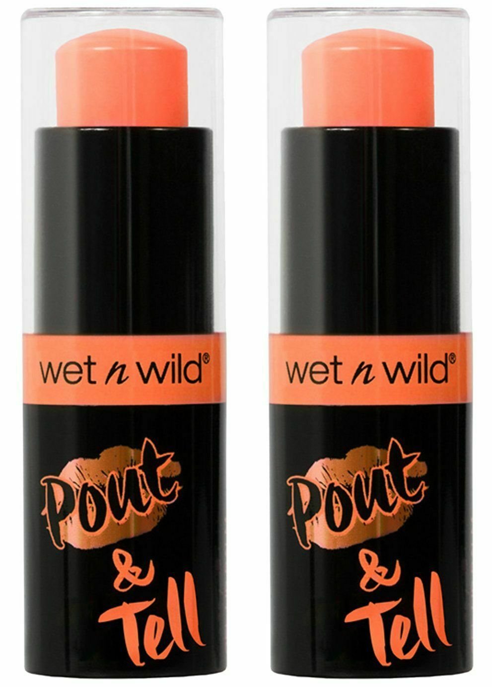 Wet N Wild Perfect Pout Gel Lip Balm - #954B Tell - 0.17 Oz (Set of 2)