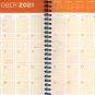 2021 - 2022 Student Academic Planner Calendar - (Spiral Bound) + 100 Reminder Stickers v3