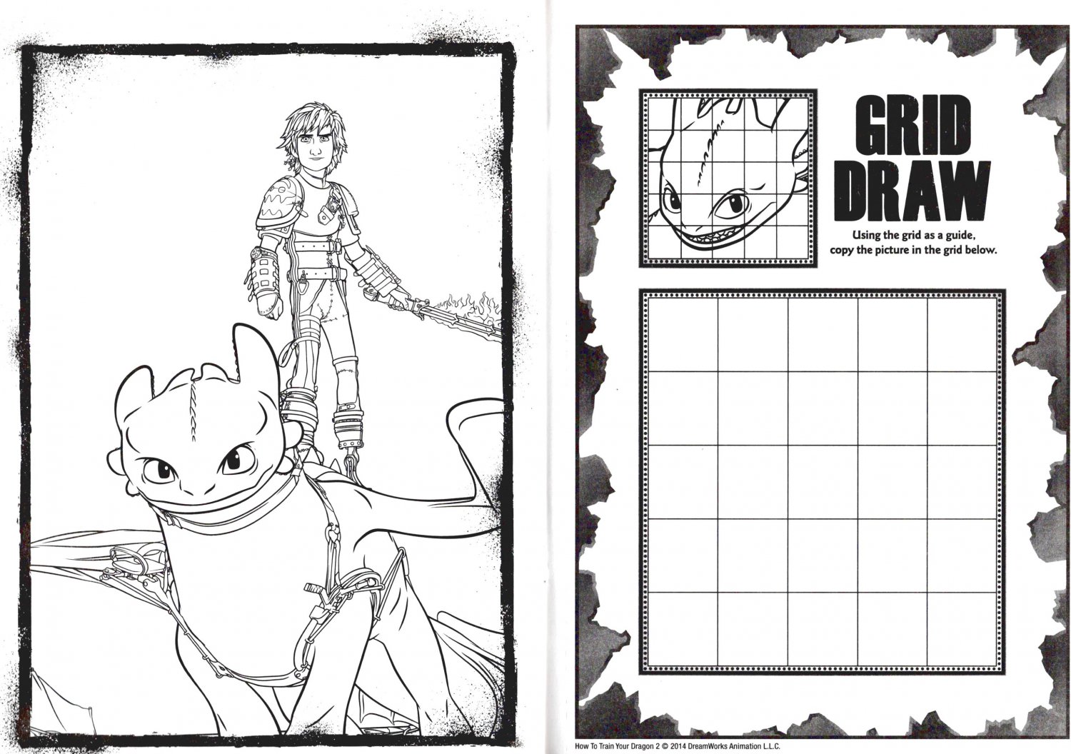How to Train Your Dragon 2 - Coloring & Activity Book