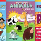 Stick-to Learning - First Words, Animals, Treasure Hunt, Dinosaurs - Sticker Book