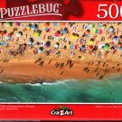 Aerial View of Cascais Beach, Portugal - 500 Pieces Jigsaw Puzzle
