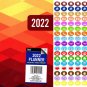 2022 Planner Calendar - School College Monthly Agenda - Appointment Book Organizer + 100 Stickers v1