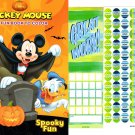 Disney Mickey Mouse - Spooky Fun - Halloween Big Fun Book to Color + Award Stickers and Charts