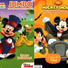 Disney Mickey Mouse - Halloween Jumbo Coloring & Activity Book (Set of 2)