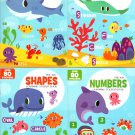 Colors, Letters, Numbers, Shapes - Learning Sticker Book - Educational Workbooks
