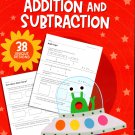 Teaching Tree Addition and Subtraction Word Problems Reproducible Educational Workbook - Grades 1-2