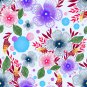 Magnetic School Locker Wallpaper (Full Sheet Magnetic) - Flowers - Pack of 3 Sheets - vr19