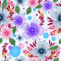 Magnetic School Locker Wallpaper (Full Sheet Magnetic) - Flowers - Pack of 3 Sheets - vr19