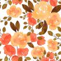 Magnetic School Locker Wallpaper (Full Sheet Magnetic) - Flowers - Pack of 3 Sheets - vr26