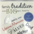 Family Sayings Rub-On Transfers (1 Pack Assorted)