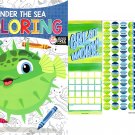Under the Sea - Coloring Book + Award Stickers and Charts