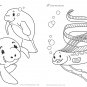 Under the Sea - Coloring Book + Award Stickers and Charts