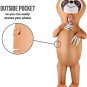 Inflatable Sloth Costume Adults Giant Animal Suit Funny Unique Fancy Dress Up