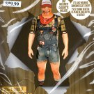 Hillybilly MorphFauxReal Halloweeen Costume SkinSuit with Cap Adult Medium