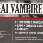 Vampire Costume True Vamp Black Halloween Party Size Adult Plus Men
