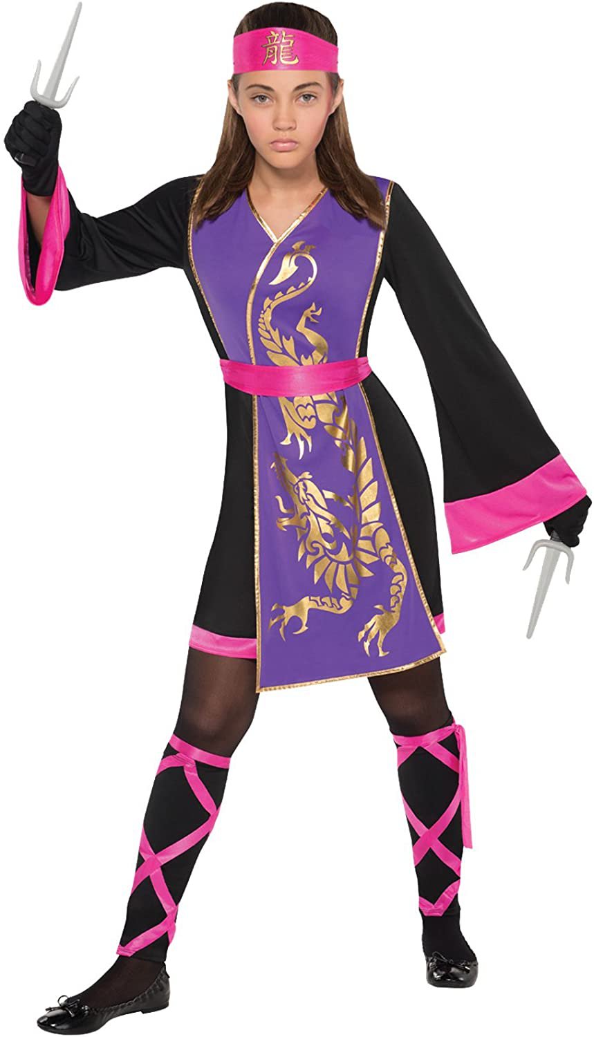 Girls Sassy Samurai Costume - X-Large (14-16) Halloween Costume