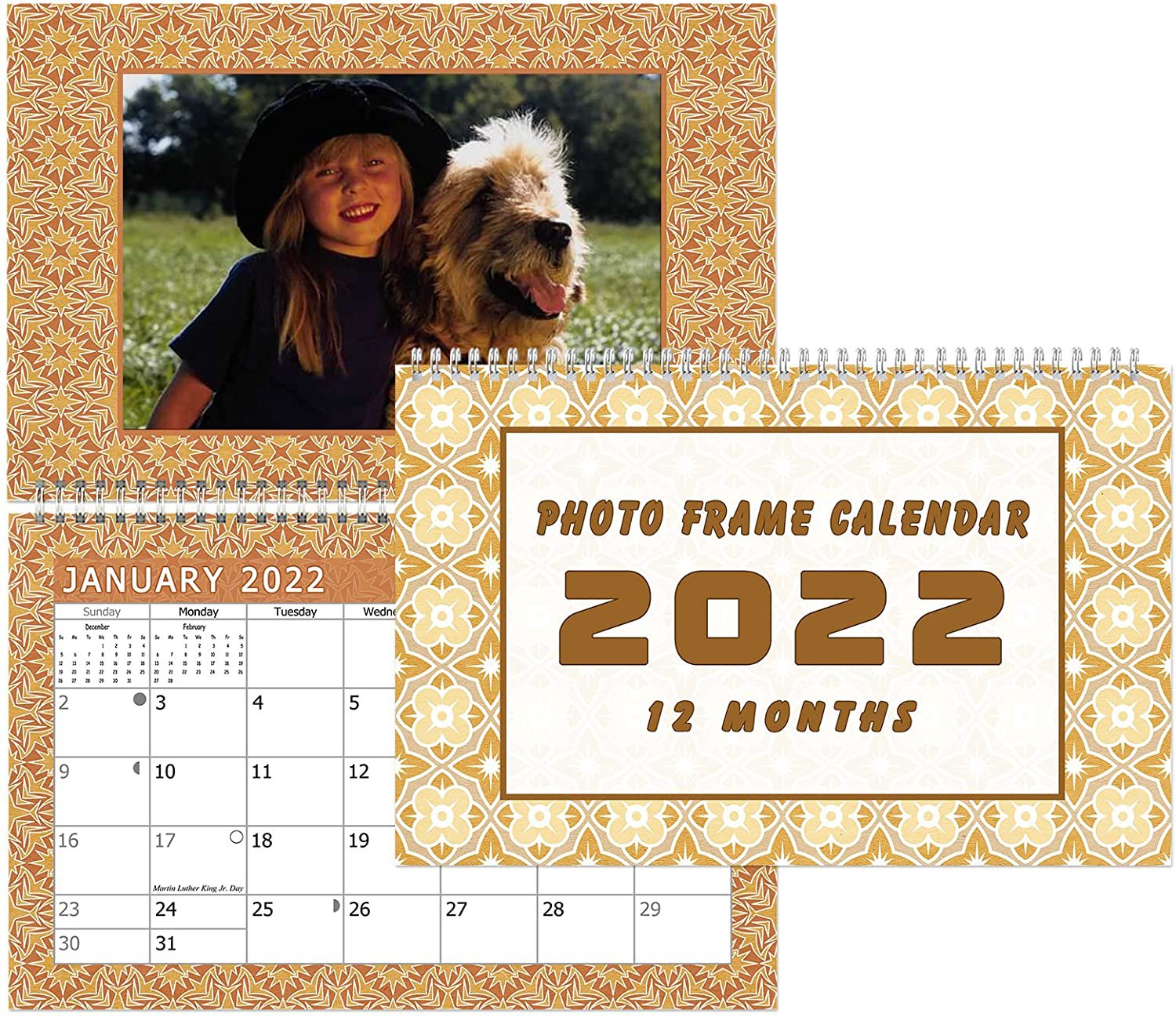 2022 Photo Frame Wall Spiral-bound Calendar - (Edition #09)