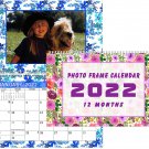 2022 Photo Frame Wall Spiral-bound Calendar - (Edition #024)