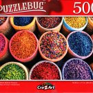 Colorful Dried Market Flowers - 500 Pieces Jigsaw Puzzle