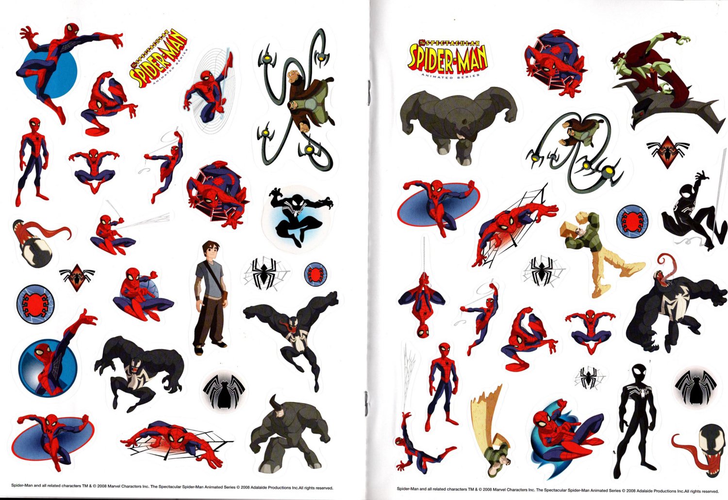 The Spectacular Spider-man - Coloring & Activity Books Includes Over 50 