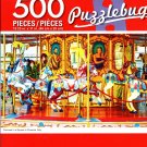 Carousel in a Square in Florence, Italy - 500 Pieces Jigsaw Puzzle